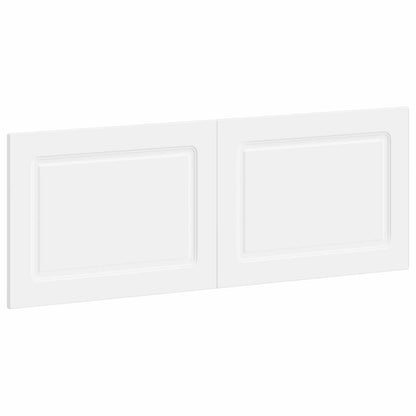 vidaXL Wall-Mounted Headboard UTRECHT White Engineered Wood