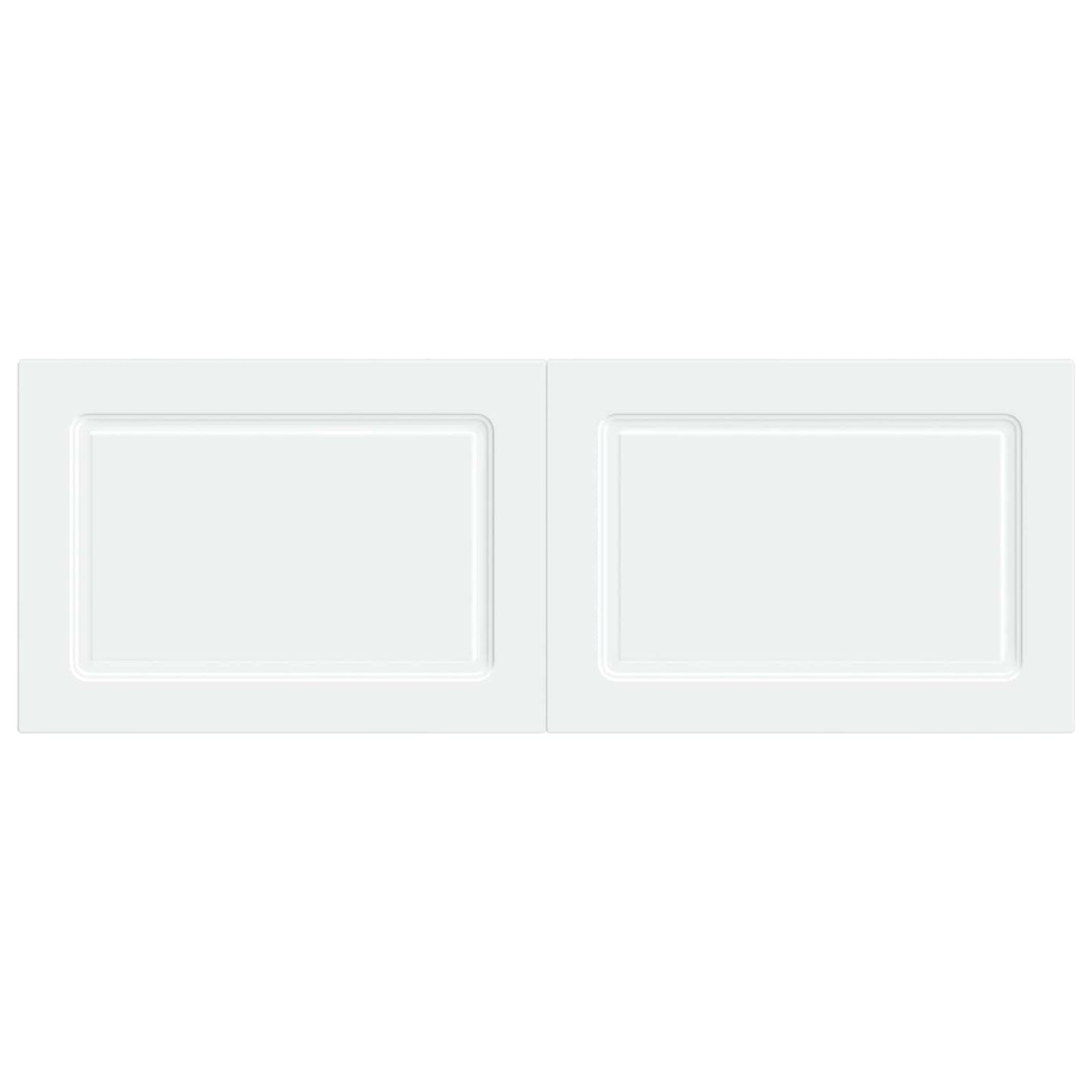 vidaXL Wall-Mounted Headboard UTRECHT White Engineered Wood