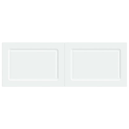 vidaXL Wall-Mounted Headboard UTRECHT White Engineered Wood