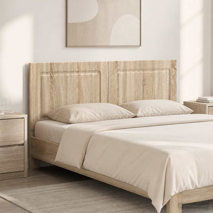 vidaXL Wall-Mounted Headboard UTRECHT Sonoma Oak Engineered Wood