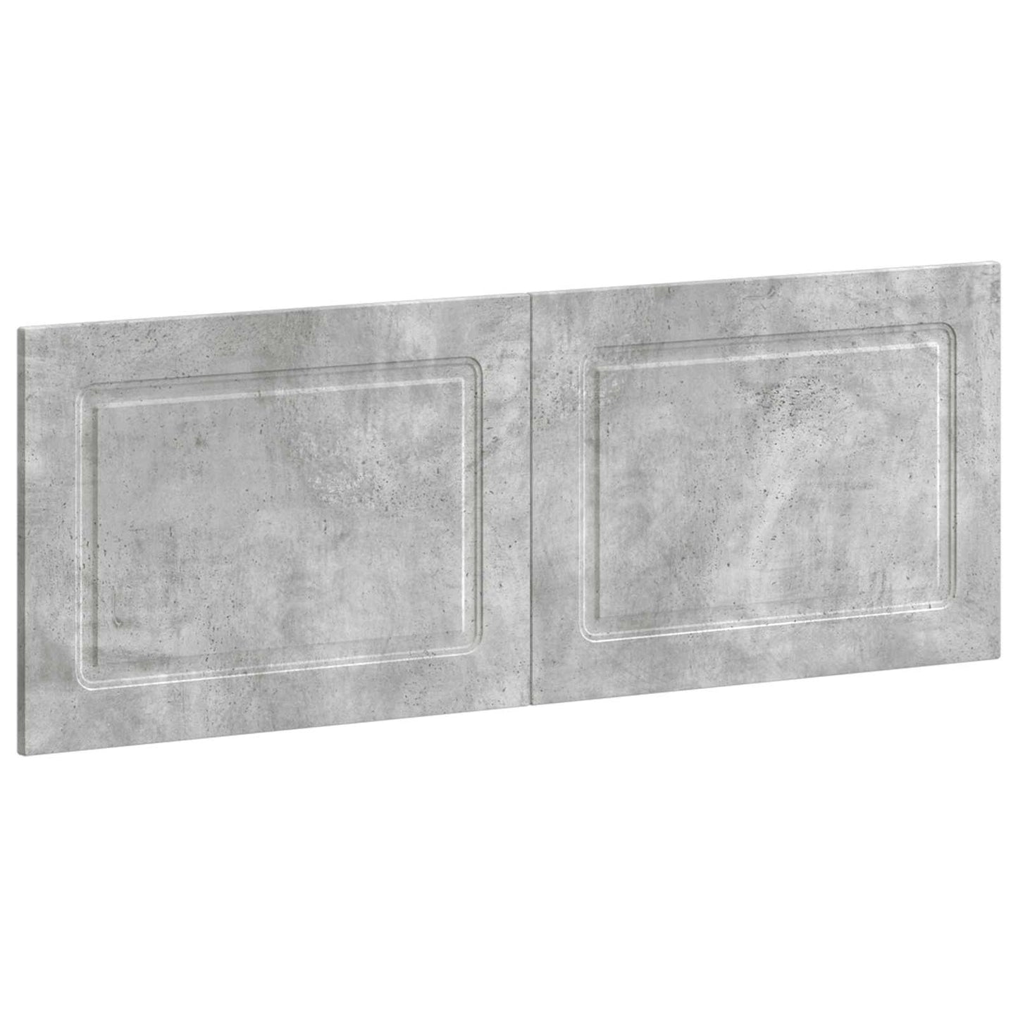 vidaXL Wall-Mounted Headboard UTRECHT Concrete Grey Engineered Wood