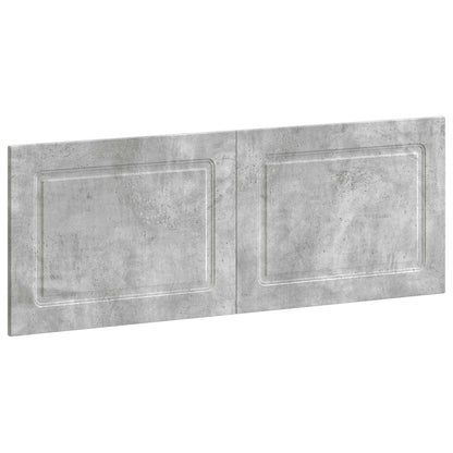 vidaXL Wall-Mounted Headboard UTRECHT Concrete Grey Engineered Wood