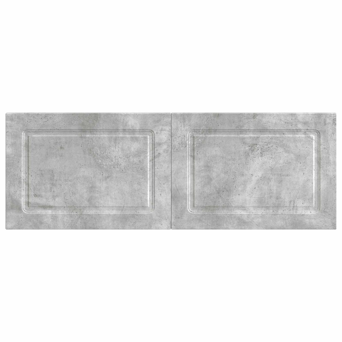 vidaXL Wall-Mounted Headboard UTRECHT Concrete Grey Engineered Wood