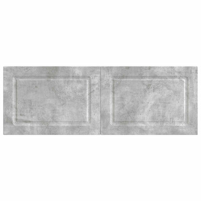 vidaXL Wall-Mounted Headboard UTRECHT Concrete Grey Engineered Wood