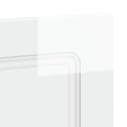 vidaXL Wall-Mounted Headboard UTRECHT High Gloss White Engineered Wood