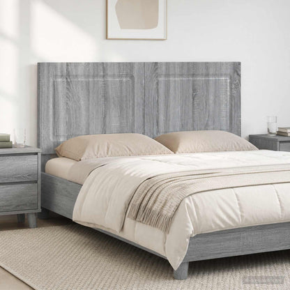 vidaXL Wall-Mounted Headboard UTRECHT Grey Sonoma Engineered Wood