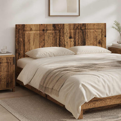 vidaXL Wall-Mounted Headboard UTRECHT Old Wood Engineered Wood