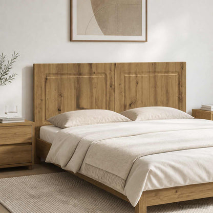 vidaXL Wall-Mounted Headboard UTRECHT Artisan Oak Engineered Wood