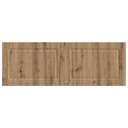 vidaXL Wall-Mounted Headboard UTRECHT Artisan Oak Engineered Wood