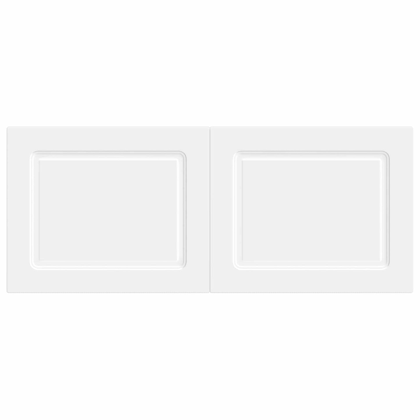 vidaXL Wall-Mounted Headboard UTRECHT White Engineered Wood