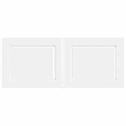 vidaXL Wall-Mounted Headboard UTRECHT White Engineered Wood