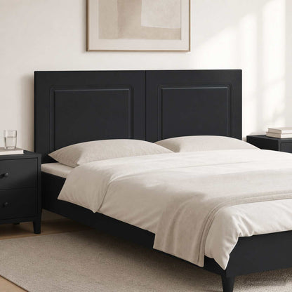 vidaXL Wall-Mounted Headboard UTRECHT Black Engineered Wood