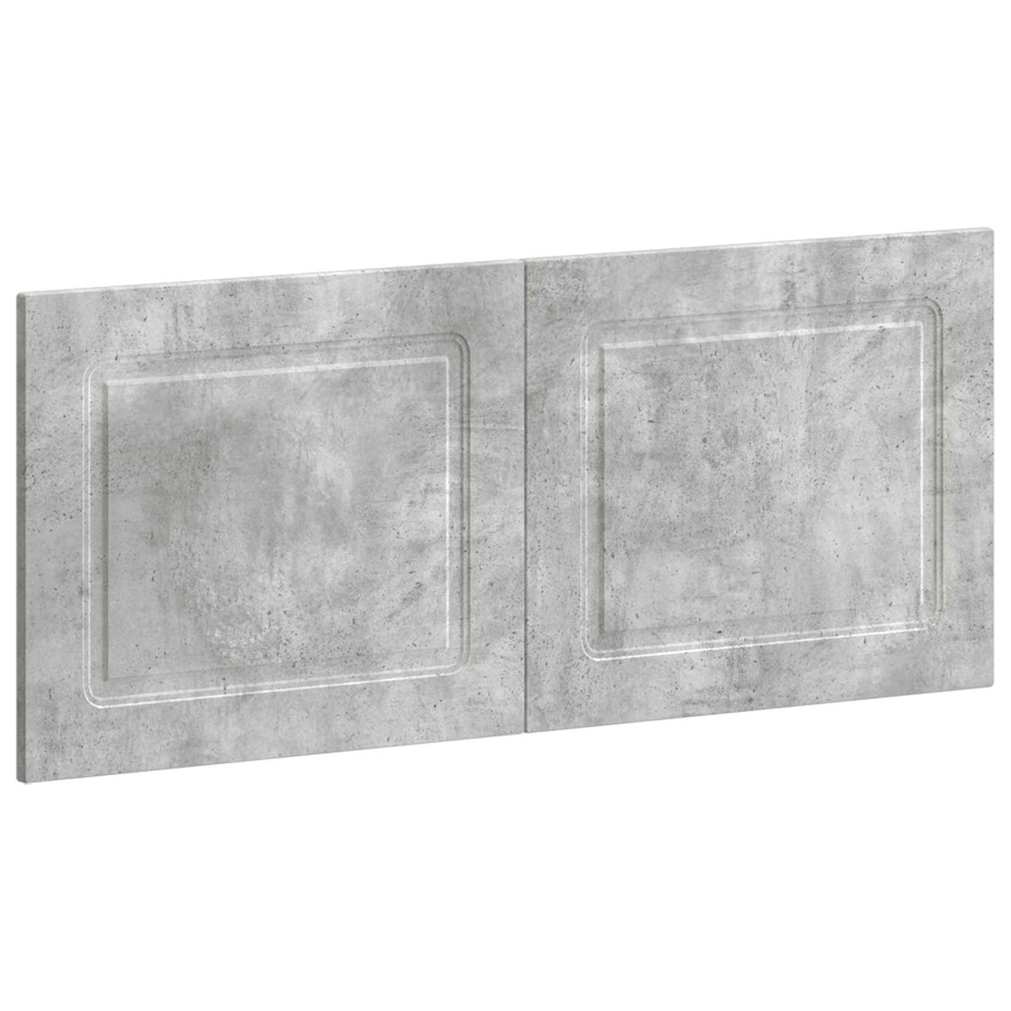 vidaXL Wall-Mounted Headboard UTRECHT Concrete Grey Engineered Wood