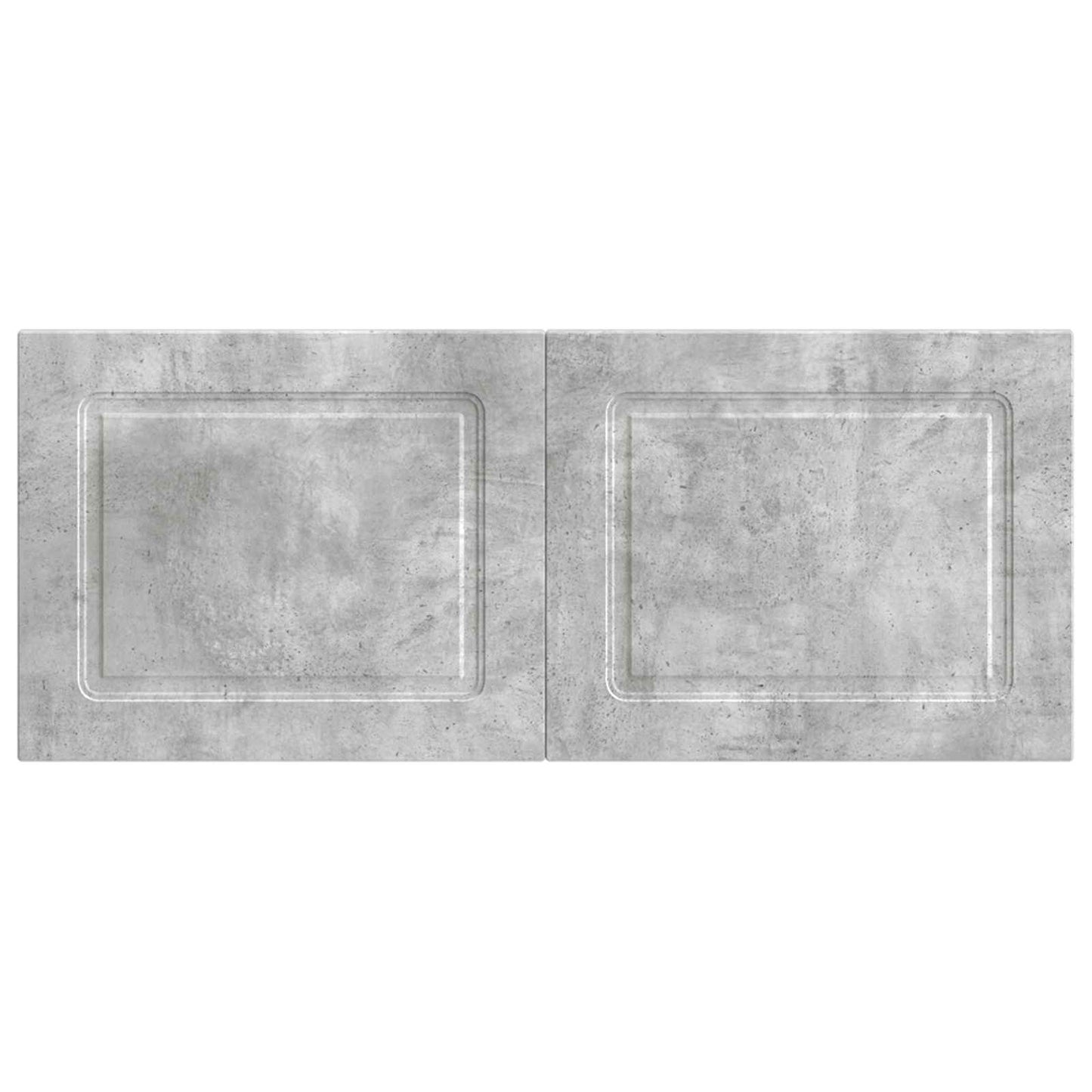 vidaXL Wall-Mounted Headboard UTRECHT Concrete Grey Engineered Wood