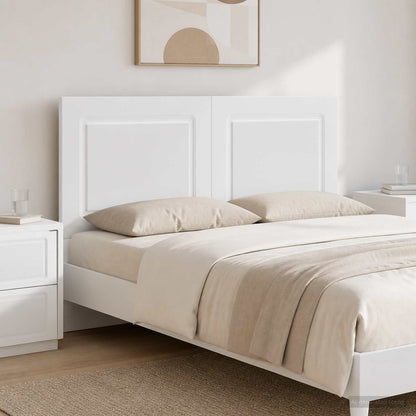 vidaXL Wall-Mounted Headboard UTRECHT High Gloss White Engineered Wood