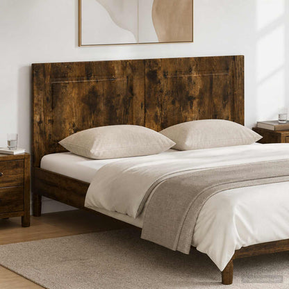 vidaXL Wall-Mounted Headboard UTRECHT Smoked Oak Engineered Wood