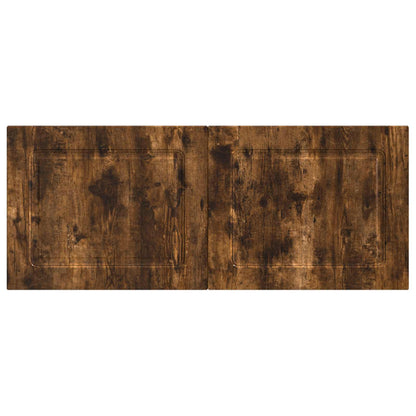 vidaXL Wall-Mounted Headboard UTRECHT Smoked Oak Engineered Wood