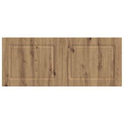 vidaXL Wall-Mounted Headboard UTRECHT Artisan Oak Engineered Wood