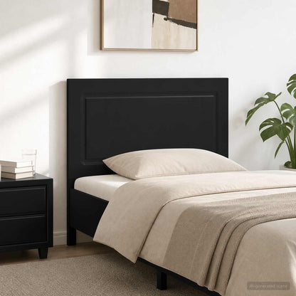 vidaXL Wall-Mounted Headboard UTRECHT Black Engineered Wood
