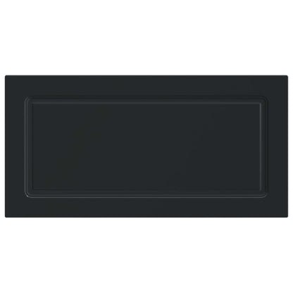 vidaXL Wall-Mounted Headboard UTRECHT Black Engineered Wood