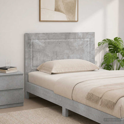 vidaXL Wall-Mounted Headboard UTRECHT Concrete Grey Engineered Wood