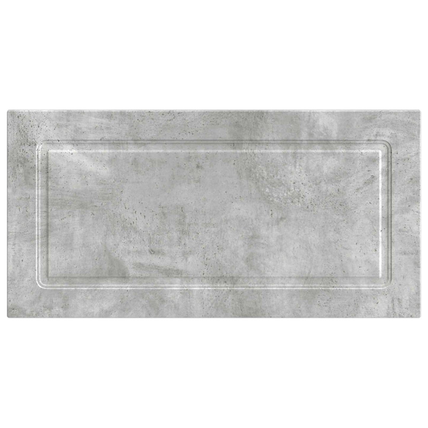 vidaXL Wall-Mounted Headboard UTRECHT Concrete Grey Engineered Wood