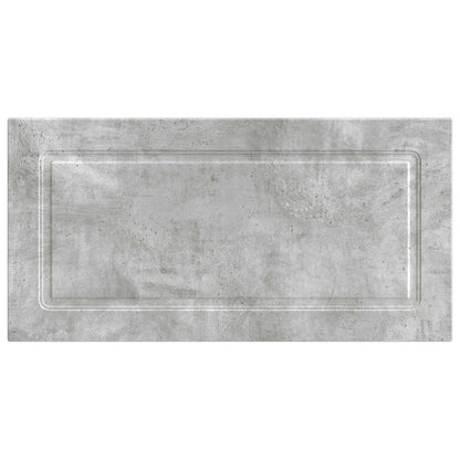 vidaXL Wall-Mounted Headboard UTRECHT Concrete Grey Engineered Wood