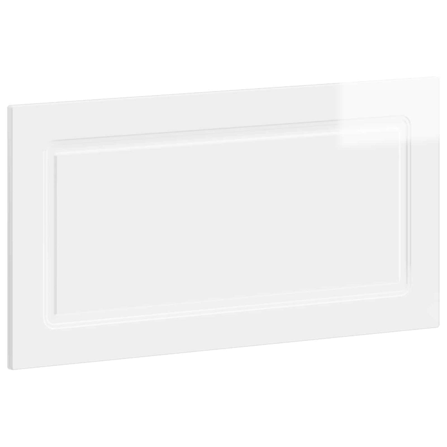 vidaXL Wall-Mounted Headboard UTRECHT High Gloss White Engineered Wood