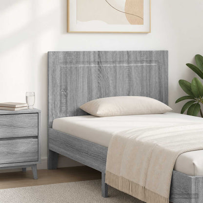 vidaXL Wall-Mounted Headboard UTRECHT Grey Sonoma Engineered Wood
