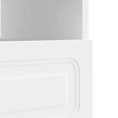 vidaXL LED TV Cabinet White Engineered Wood