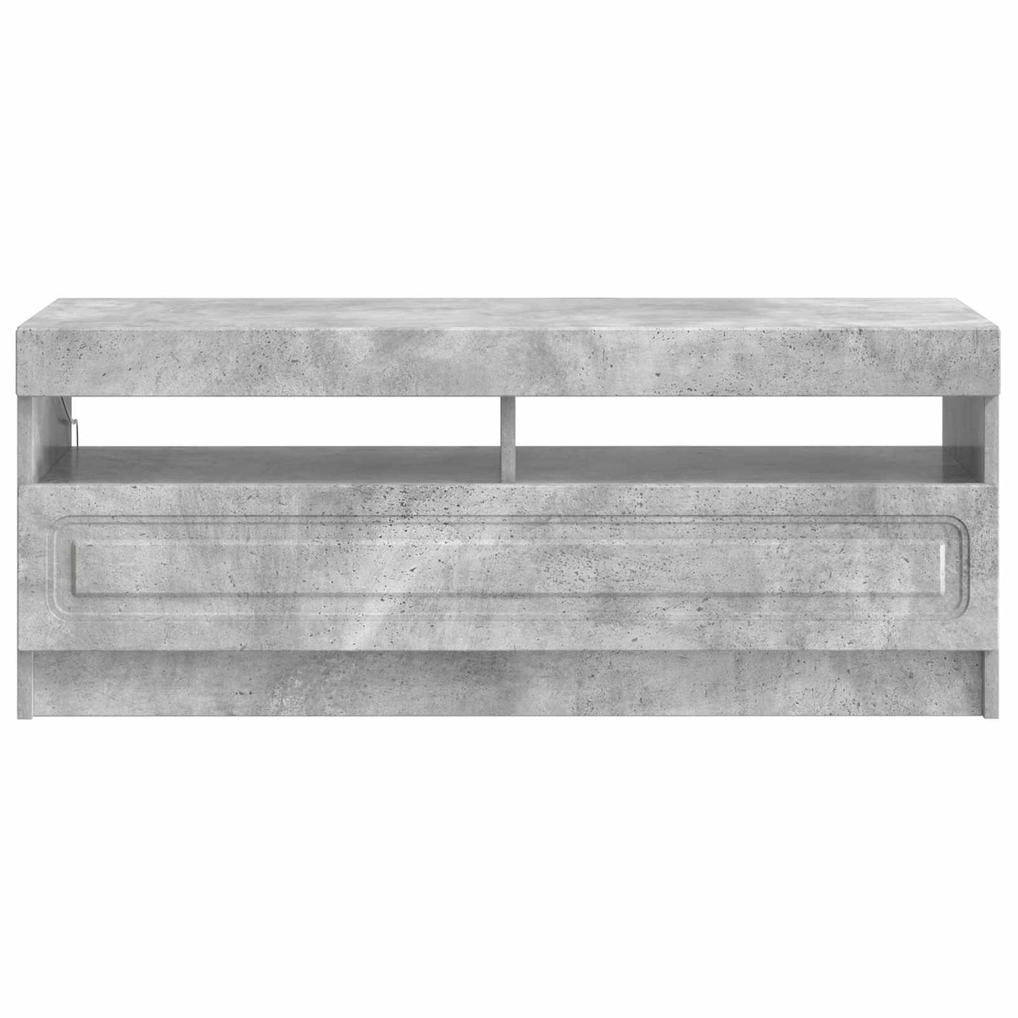vidaXL LED TV Cabinet Concrete Grey Engineered Wood
