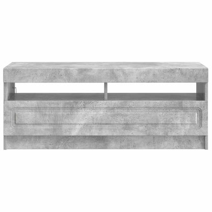 vidaXL LED TV Cabinet Concrete Grey Engineered Wood