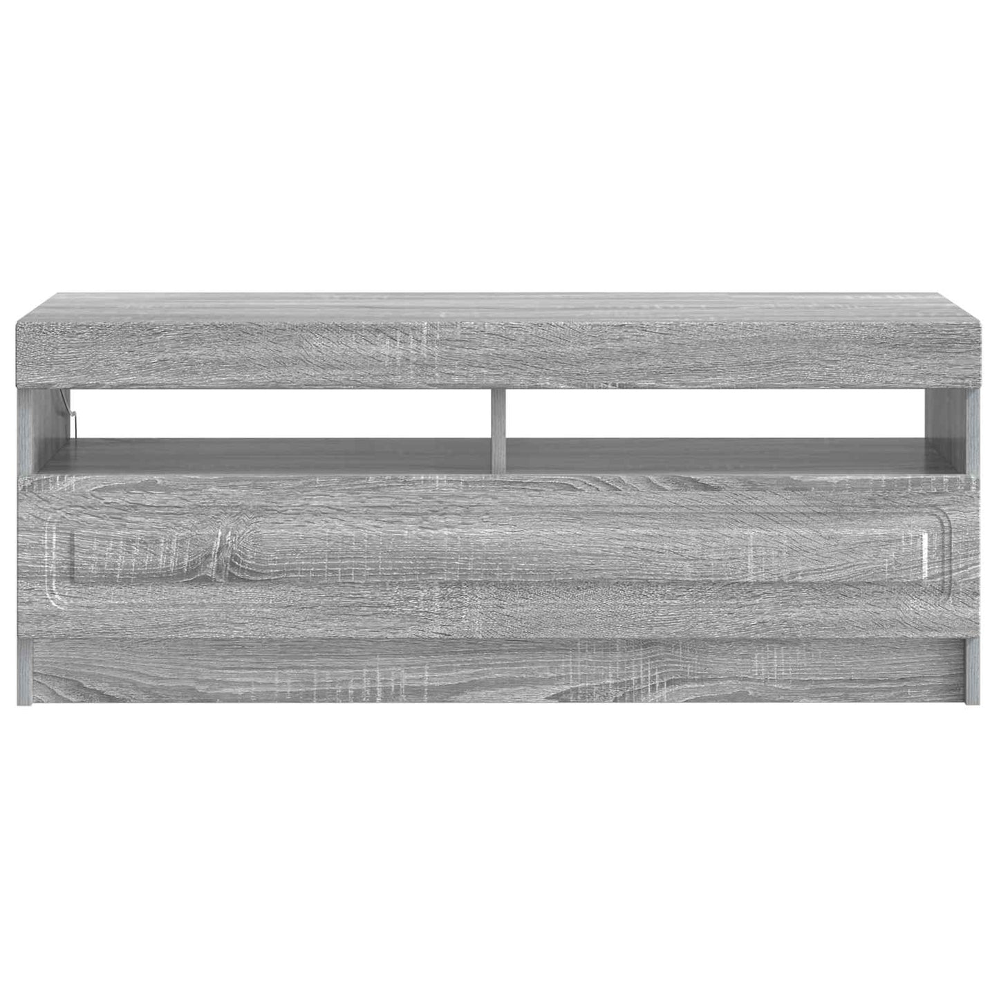 vidaXL LED TV Cabinet Grey Sonoma Engineered Wood