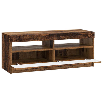 vidaXL LED TV Cabinet Old Wood Engineered Wood