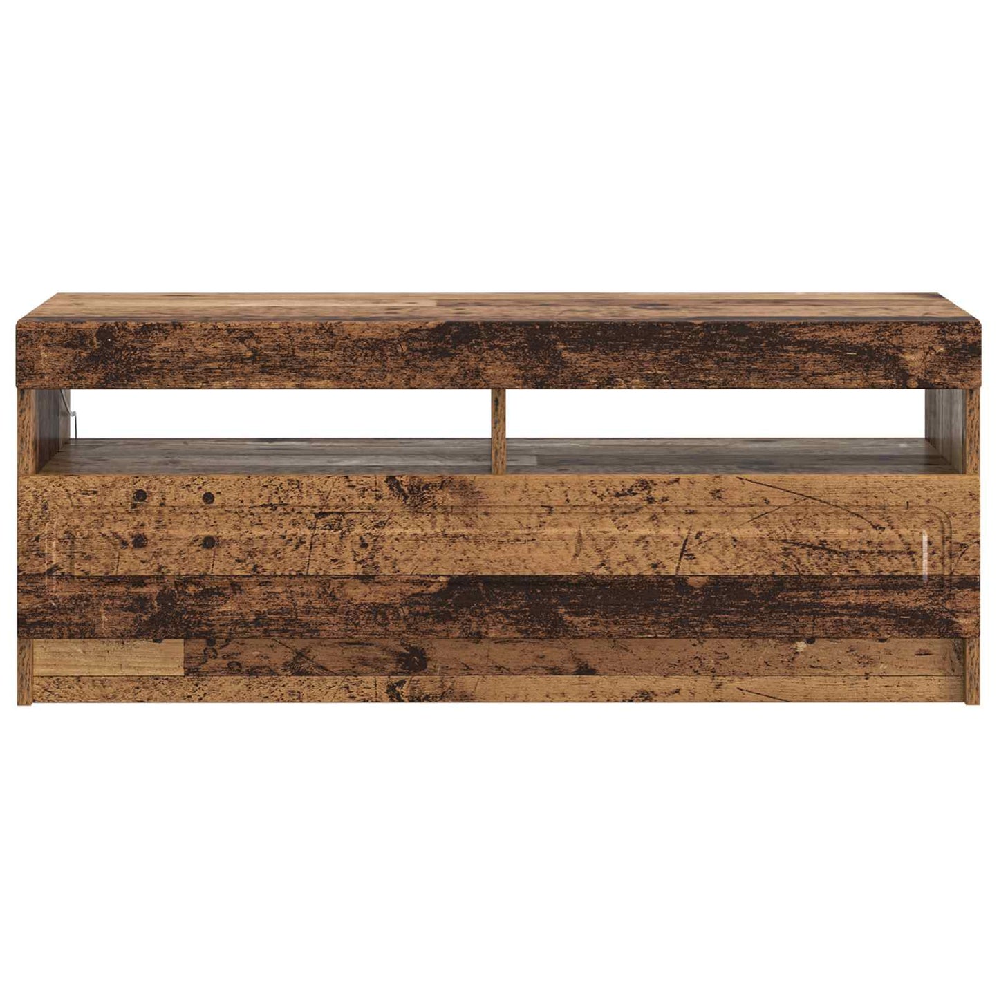 vidaXL LED TV Cabinet Old Wood Engineered Wood