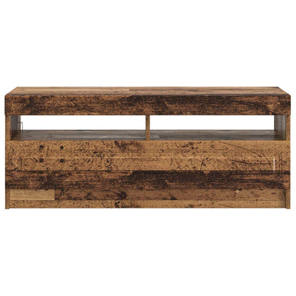 vidaXL LED TV Cabinet Old Wood Engineered Wood