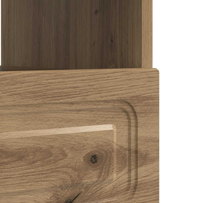 vidaXL LED TV Cabinet Artisan Oak Engineered Wood