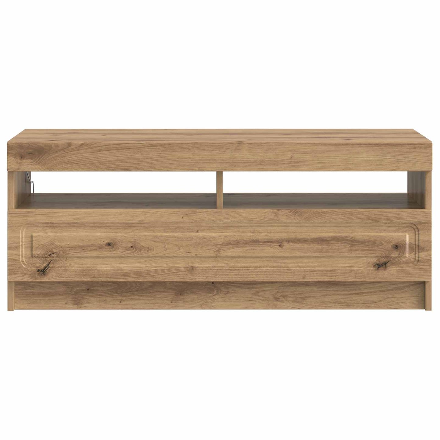 vidaXL LED TV Cabinet Artisan Oak Engineered Wood