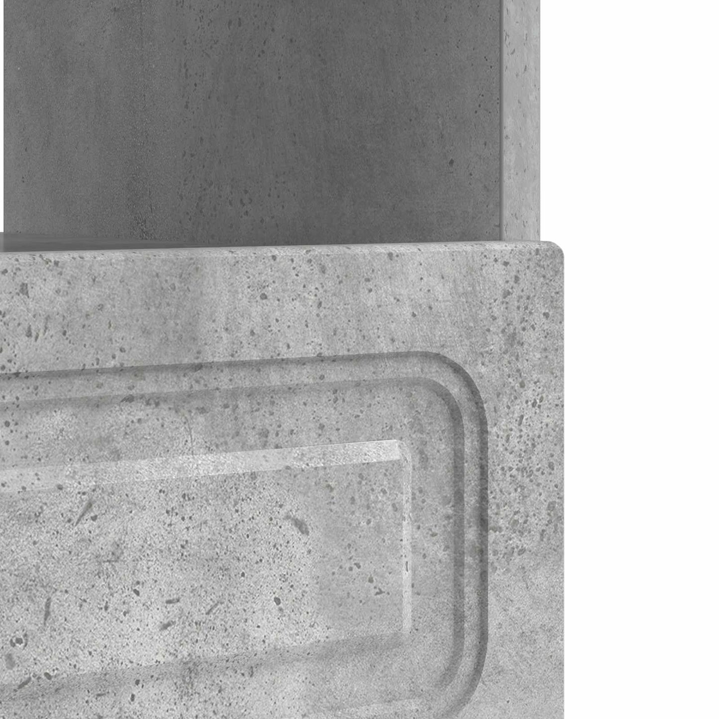 vidaXL LED TV Cabinet Concrete Grey Engineered Wood