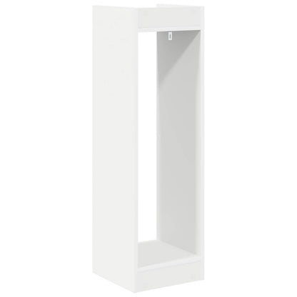 vidaXL Plant Stand White 30 x 30 x 100 cm Engineered Wood