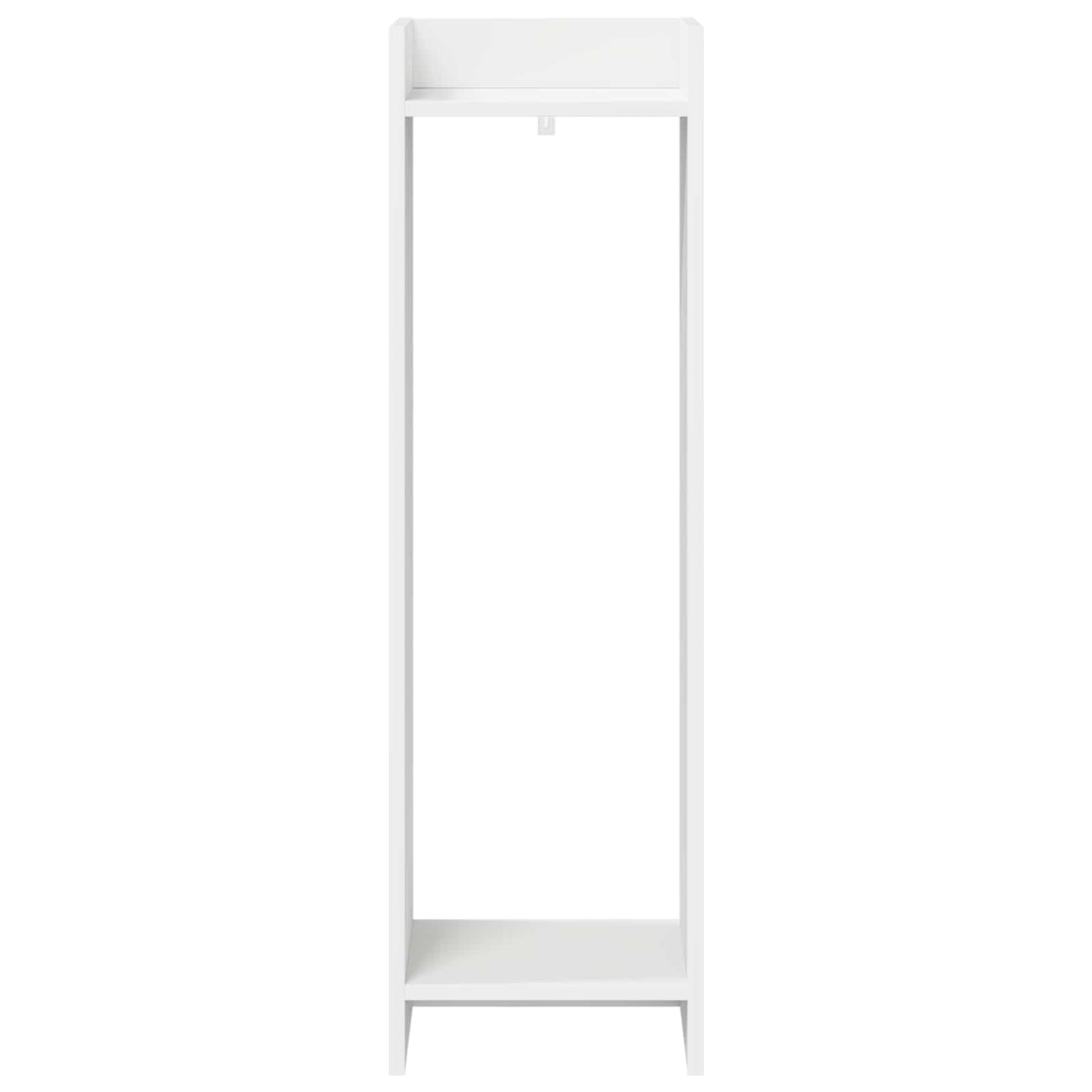 vidaXL Plant Stand White 30 x 30 x 100 cm Engineered Wood