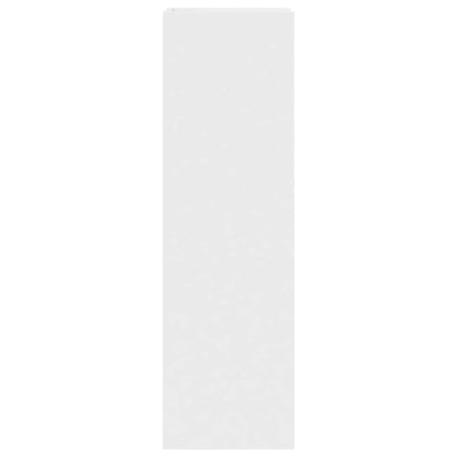vidaXL Plant Stand 2 pcs White 30 x 30 x 100 cm Engineered Wood