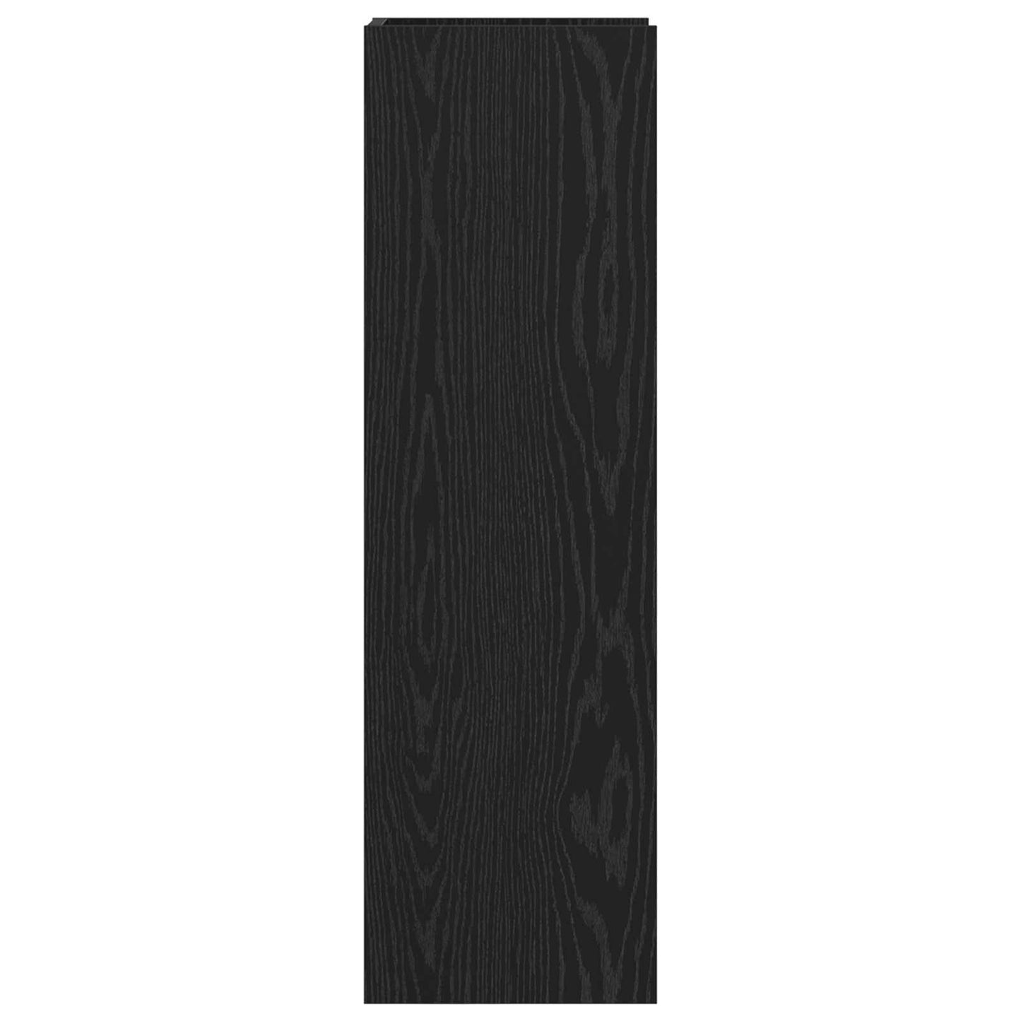 vidaXL Plant Stand Black Oak 30 x 30 x 100 cm Engineered Wood