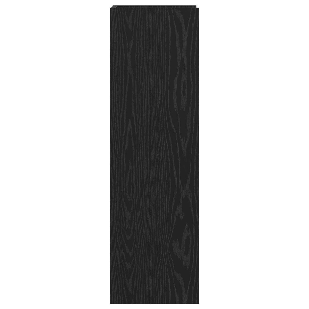 vidaXL Plant Stand 2 pcs Black Oak 30 x 30 x 100 cm Engineered Wood