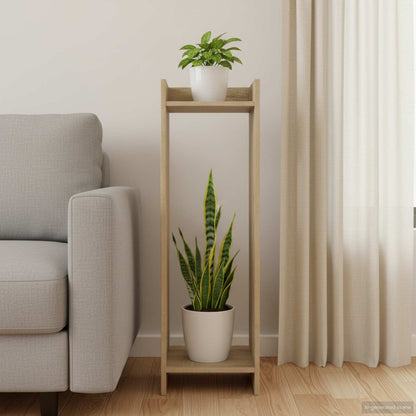 vidaXL Plant Stand Sonoma Oak 30 x 30 x 100 cm Engineered Wood