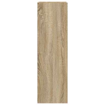 vidaXL Plant Stand Sonoma Oak 30 x 30 x 100 cm Engineered Wood