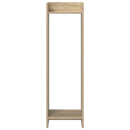 vidaXL Plant Stand 2 pcs Sonoma Oak 30 x 30 x 100 cm Engineered Wood