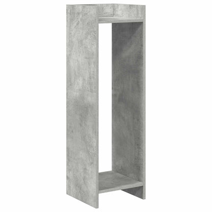 vidaXL Plant Stand with Shelf 2 pcs Concrete Grey 30 x 30 x 100 cm