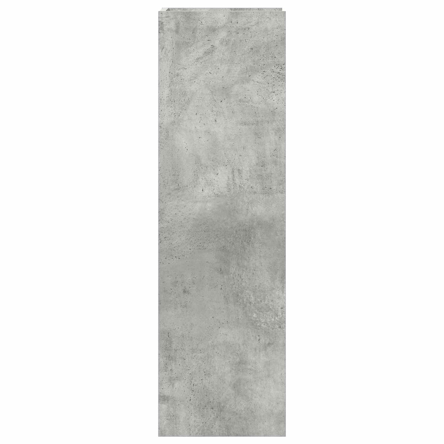 vidaXL Plant Stand with Shelf 2 pcs Concrete Grey 30 x 30 x 100 cm
