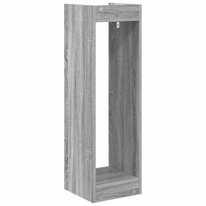 vidaXL Plant Stand 2 pcs Grey Sonoma 30 x 30 x 100 cm Engineered Wood